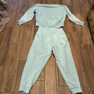 NWOT.  Active set sweat top jogging set